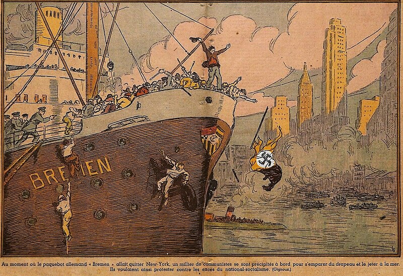 파일:SS Bremen incident illustration.jpg