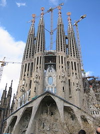 La Sagrada Familia, BarcelonaFachada de la pasión
