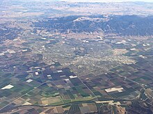 Salinas and the Salinas Valley. Fremont Peak and the Gabilan Range are also shown.