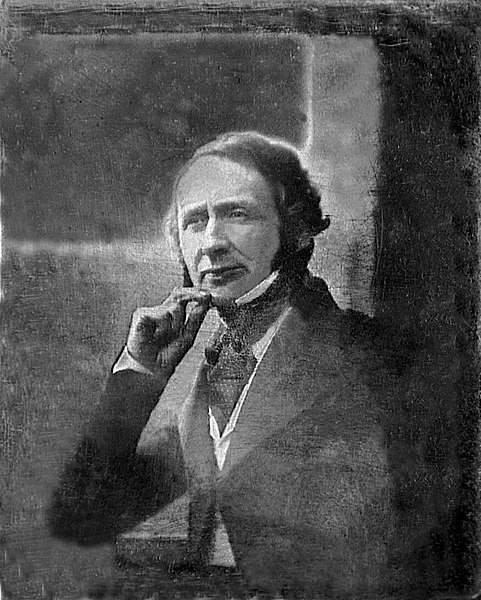 Samuel Morse, Art Professor at NYU in 1839. Daguerreotype by Dr John William Draper 1839.