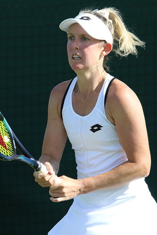 Hunter at the 2022 Wimbledon Championships