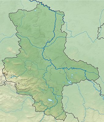 Location map Германија Саксонија-Анхалт
