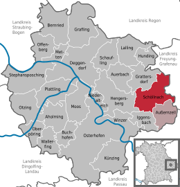 Schöllnach - Localizazion