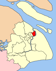 Distretto di Yangpu – Mappa