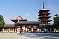 El templo Shitennō-ji.