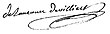 Signature de Edme-Lin-Clet de Rancourt de Villiers