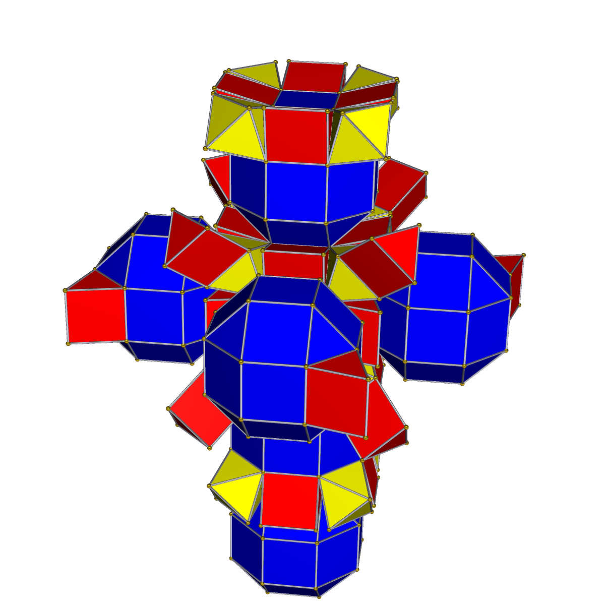 Small rhombated tesseract net.png