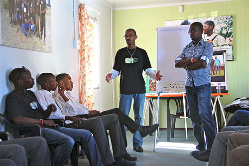 The Sonke Gender Justice programme in South Africa aims to transform attitudes to girls and women among men and boys.