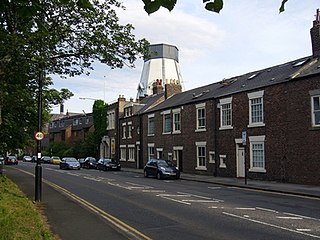 Spital Tongues village in United Kingdom