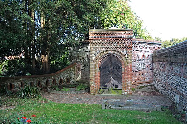 The 1st Earl of Lovelace's Mausoleum in the churchyard of Martin's Church, East Horsley