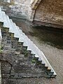 Stairs down to Traitors' Gate at the Tower of London. [486]