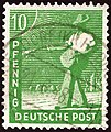 The same stamp, postmarked