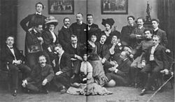 Starinnijteaterns ensemble 1907.