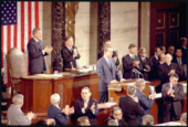 Nixon gives 1971 State of the Union Address State of the Union Speech in the US Capitol - NARA - 194346.tif