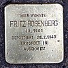 Stolperstein Grunewaldstr 12 (Schön) Fritz Rosenberg.jpg