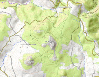 Carte topographique.