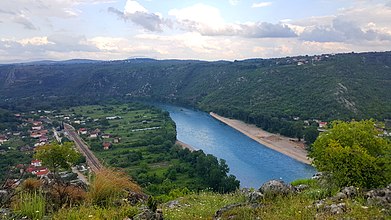 The river Neretva in the summer Surmanci Hercegovina.jpg