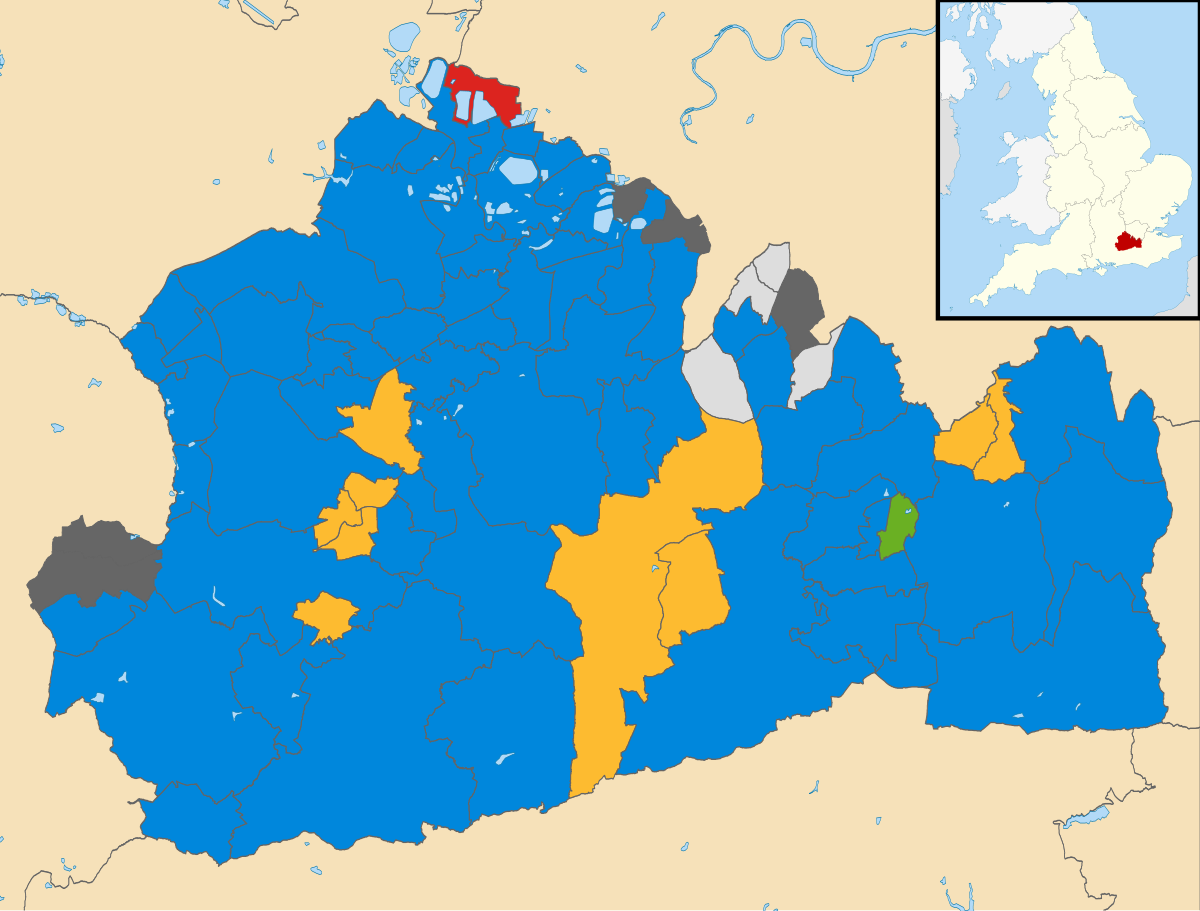 Карта выборов в Британии 2017. Green Party of England and Wales. Surrey is a County in the United Kingdom.