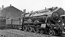 2934 Butleigh Court from the fourth production series at Swindon Locomotive Depot in 1950 Swindon Locomotive Depot geograph-2428181-by-Ben-Brooksbank.jpg