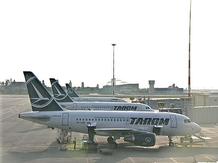 Tarom is the flag carrier of Romania, with its main hub at Otopeni