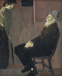 Maurice Denis, Auguste Renoir et Mademoiselle Baudot (1906), localisation inconnue.