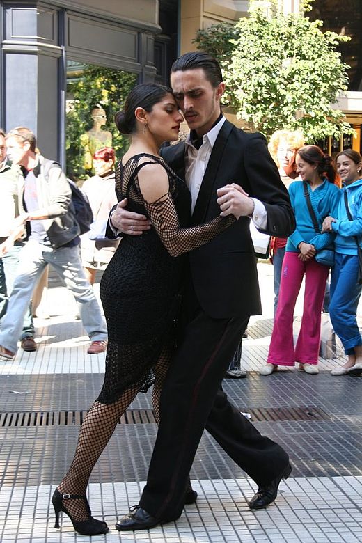 Tango in de straten van Buenos Aires