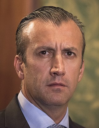 <span class="mw-page-title-main">Tareck El Aissami</span> Venezuelan politician and fugitive wanted by the U.S.