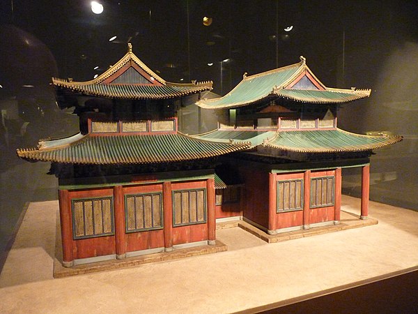 A model of the Kaifeng synagogue at the Diaspora Museum, Tel Aviv