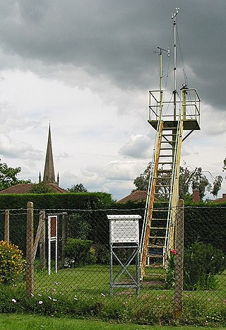 <span class="mw-page-title-main">Ross-on-Wye weather station</span> Weather station in Herefordshire, England