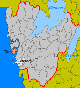 Location of Tjörn