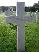 Tombe du soldat américain Gollhardt.