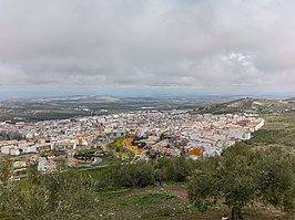 Vista de Torredelcampo desde el Cerro de Santa Ana