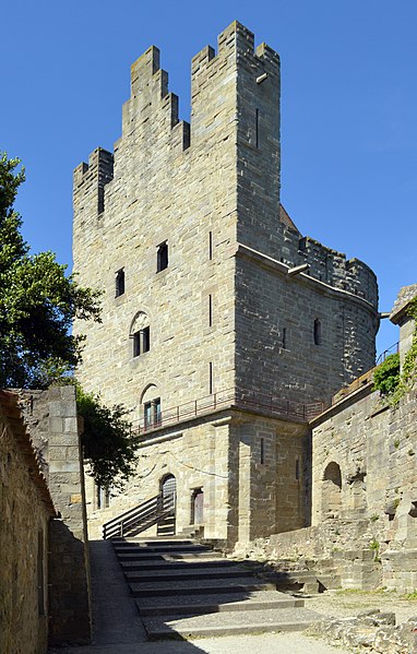 File:Tour du Trésau, Carcassonne, 2015.jpg