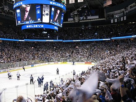 The Vancouver Canucks are an NHL team who play their home games in Rogers Arena.