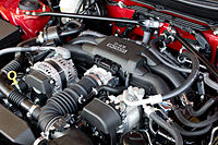 The Subaru FA20/Toyota 4U-GSE engine, marketed as the D-4S Boxer, was named one of Ward's 10 Best Engines in 2013 Toyota 86 - Engine.jpg