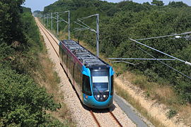 Tram-train près de Nort (2014)