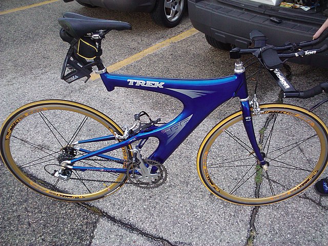 A carbon fiber Trek Y-Foil from the late 1990s