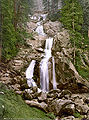 Untere Hälfte der Triberger Wasserfälle, etwa 1900