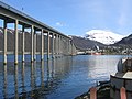 Tromsø bridge (Arctic cathedral behind)