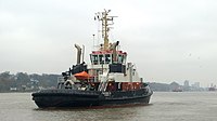 Schlepper Bugsier 8 auf der Elbe