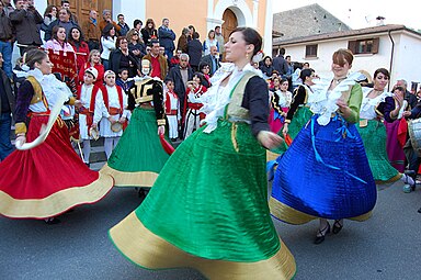 Albanian folk dance from Civita, Calabria, Italy