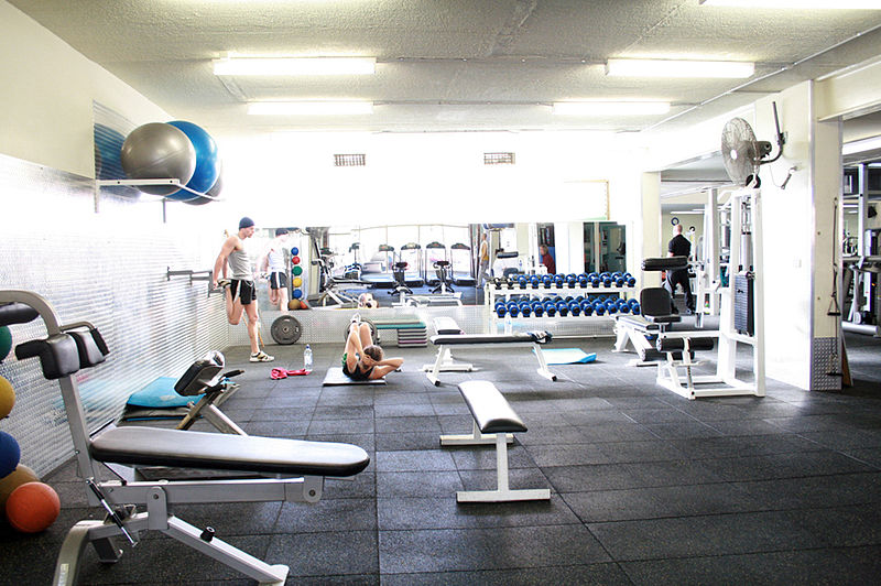 File:Typical Gym Stretch Area.jpg