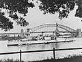 USS Augusta (CA-31) at Sydney Harbor, Australia, October 1934.