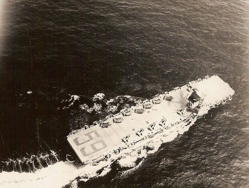 File:USS Mission Bay (CVE-59) underway in the Caribbean Sea, circa 23 November 1943.jpg
