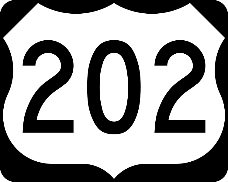  750 mm × 600 mm (30 in × 24 in) U.S. Highway shield, made to the specifications of the 2004 edition of Standard Highway Signs. (Note that there is a missing "J" label on the left side of the diagram.) Uses the Roadgeek 2005 fonts. (United States law does not permit the copyrighting of typeface designs, and the fonts are meant to be copies of a U.S. Government-produced work anyway.)