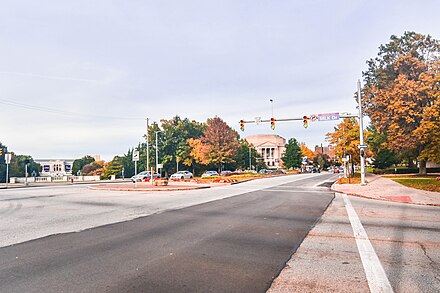 A street in University Circle