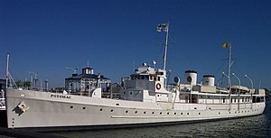 USS Potomac at Oakland, California