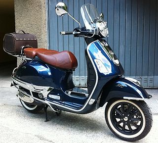 The Vespa GTS range is a scooter currently manufactured by Piaggio under the Vespa brand.