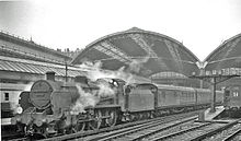 The Eastern side in 1958 Victoria (Eastern Section) Station, with SR 2-6-0 working empty stock geograph-2638200-by-Ben-Brooksbank.jpg