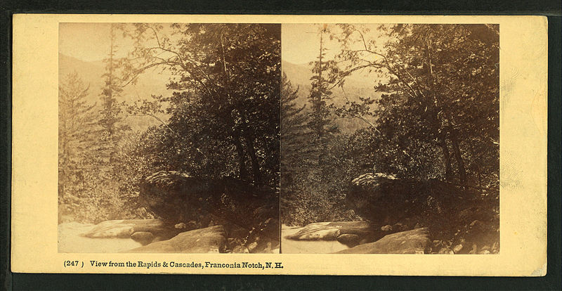 File:View from the Rapids & Cascades, Franconia Notch, N.H, by Bierstadt Brothers.jpg